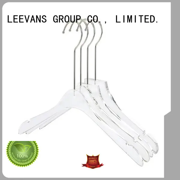 LEEVANS Wholesale brown hangers factory for jackets 1
