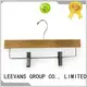 LEEVANS ultra dark wood hangers company for trouser 1