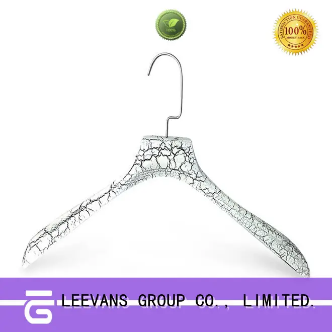 LEEVANS bar dark wood coat hangers Supply for skirt 1