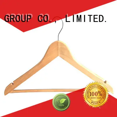 Latest best wooden coat hangers slip company for children 1