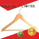 Latest best wooden coat hangers slip company for children 1