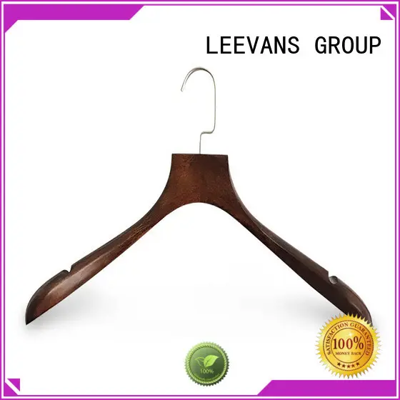 LEEVANS rubber ladies coat hangers manufacturers for clothes 1