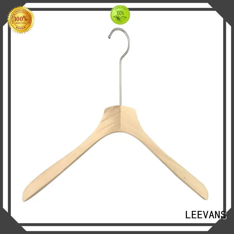 LEEVANS Top mens wooden suit hangers manufacturers for kids 1