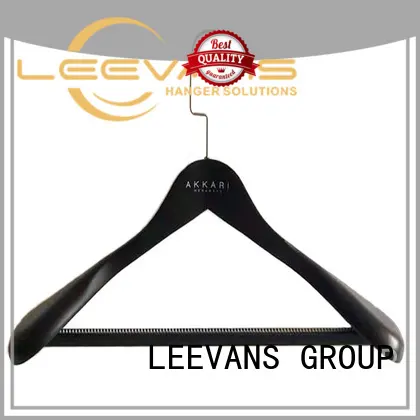 LEEVANS Top coloured wooden coat hangers company for skirt 1