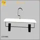 Wholesale light wood hangers design manufacturers for pants 1