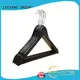 Best white wooden clip hangers hotel company for pants 1