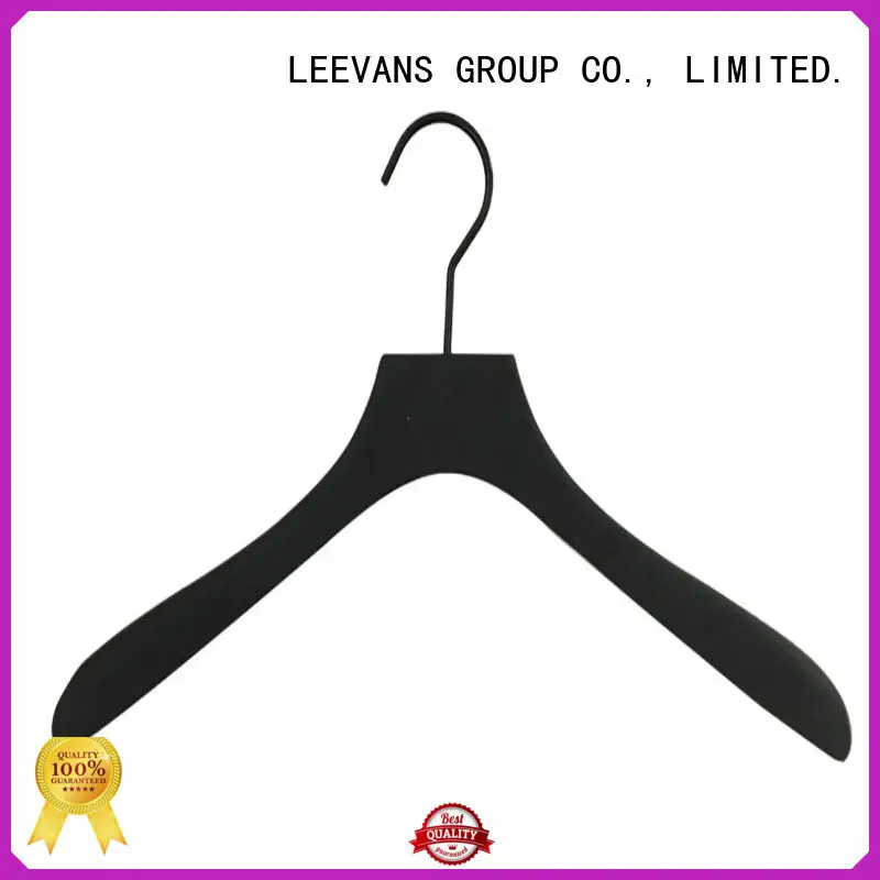 LEEVANS pant wood clothes hangers wholesale manufacturers for skirt 1
