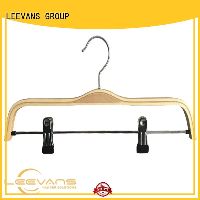 LEEVANS ash wood slack hangers company for skirt 1