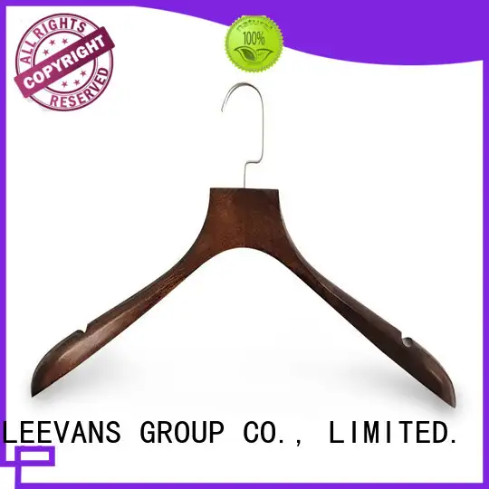 LEEVANS hardwearing wooden closet hangers factory for clothes 1