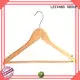 LEEVANS Wholesale light wood hangers factory for pants 1
