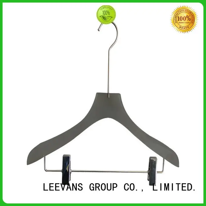 Wholesale custom coat hangers transparent manufacturers for pant 1