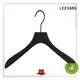 Custom black wooden hangers ash for business for kids 1