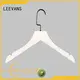 LEEVANS High-quality flat wooden hangers company for clothes 1