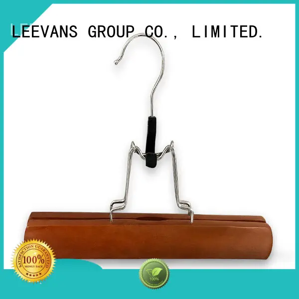 LEEVANS adult wooden hangers wholesale Supply for skirt 1