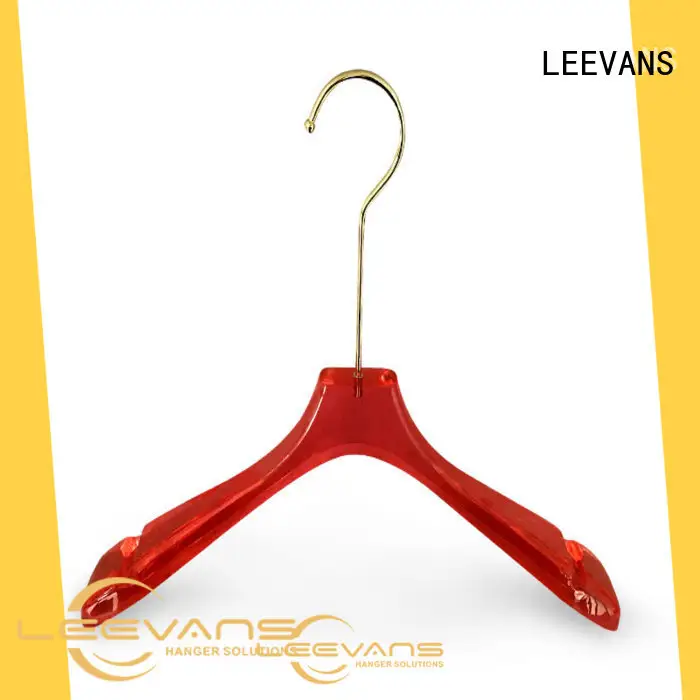 LEEVANS fullfeatured clear clothes hangers for business for T-shirts 1