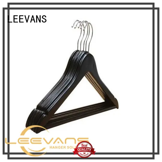 LEEVANS top white timber coat hangers for business for skirt 1