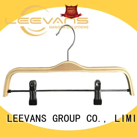 LEEVANS clothes best wooden coat hangers company for trouser 1