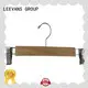 LEEVANS Top pink wooden hangers Suppliers for clothes 1