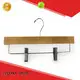 LEEVANS hook dark wood hangers manufacturers for clothes 1
