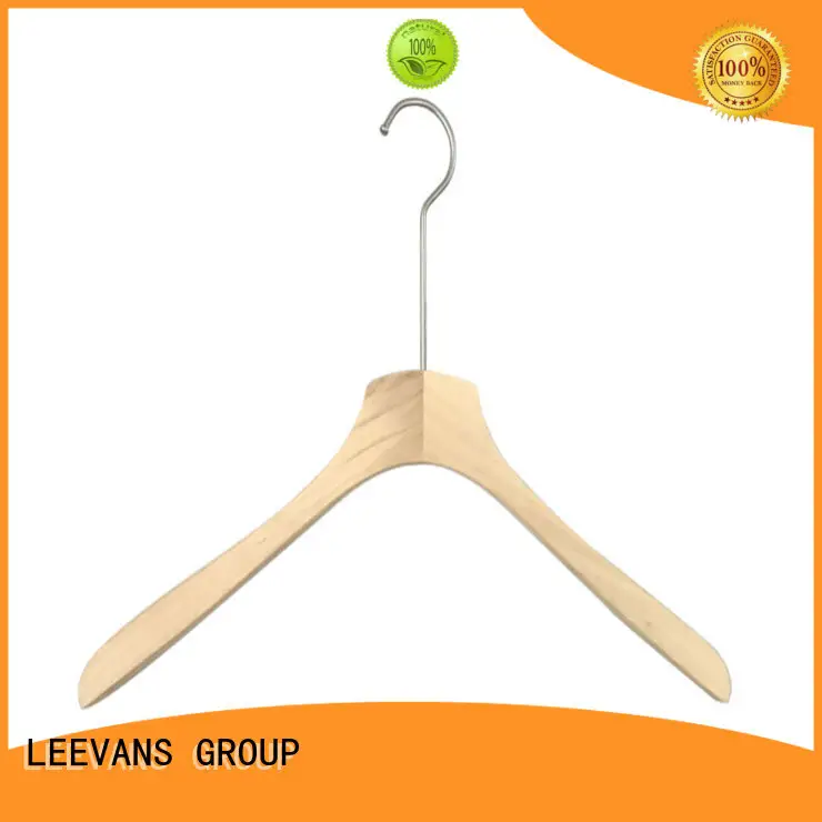 LEEVANS Custom wooden laundry hanger Suppliers for clothes 1