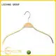 Wholesale luxury wooden hangers matte Suppliers for clothes 1