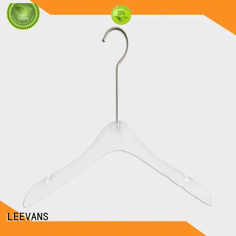 LEEVANS oem clear clothes hangers manufacturers for suits 1