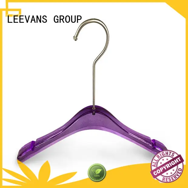 Custom clear acrylic hangers metal Suppliers for jackets 1