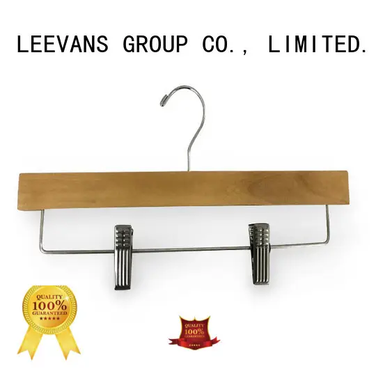 LEEVANS hanger personalized wooden hangers Suppliers for clothes 1
