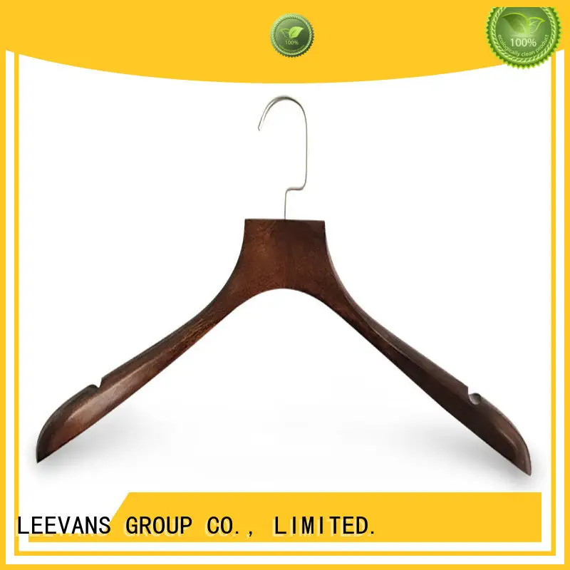 LEEVANS sales personalized wooden hangers company for skirt 1
