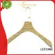 LEEVANS dark wooden jacket hangers manufacturers for kids 1
