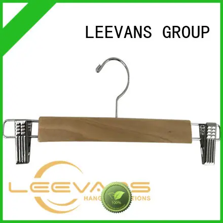 High-quality white wooden coat hangers plywood factory for trouser 1