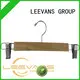 High-quality white wooden coat hangers plywood factory for trouser 1