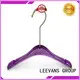 LEEVANS transparent cheap coat hangers manufacturers for T-shirts 1