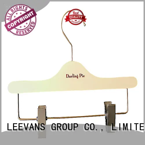 Wholesale large wooden hangers children company for trouser 1