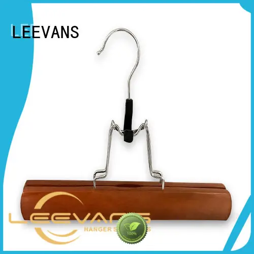 LEEVANS New black wooden coat hangers Supply for trouser 1
