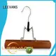 LEEVANS New black wooden coat hangers Supply for trouser 1