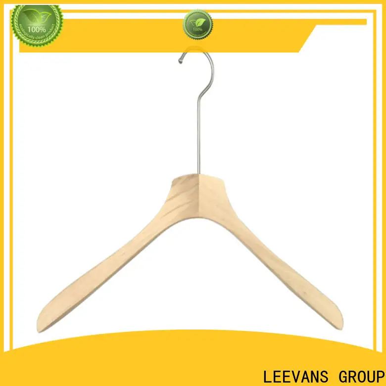 LEEVANS free buy wooden clothes hangers for business for pants 1