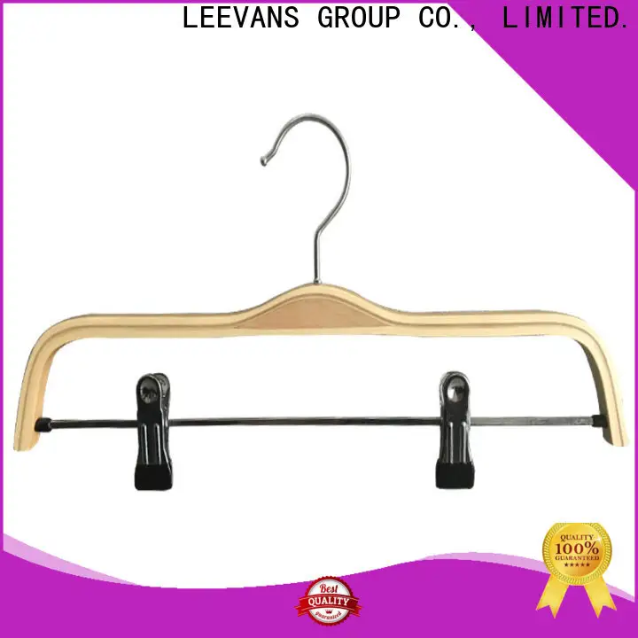 Latest clothes hanger clips brown factory for kids 1