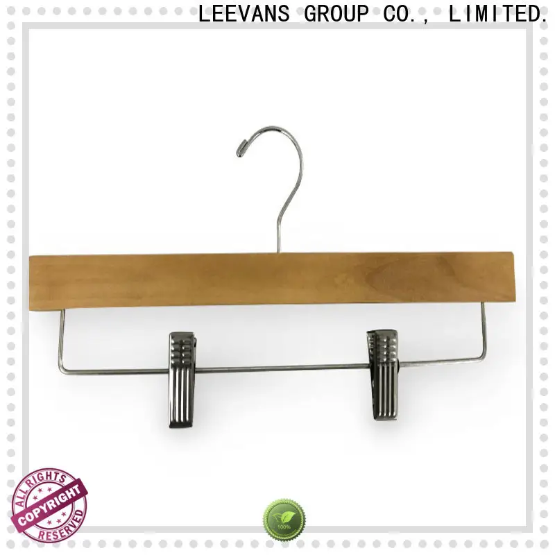 LEEVANS New wooden dress hangers manufacturers for kids 1
