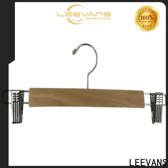 LEEVANS Best buy wooden hangers for business for trouser 1