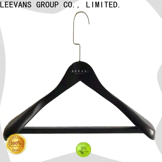 LEEVANS solid cheap wooden coat hangers factory for trouser 1