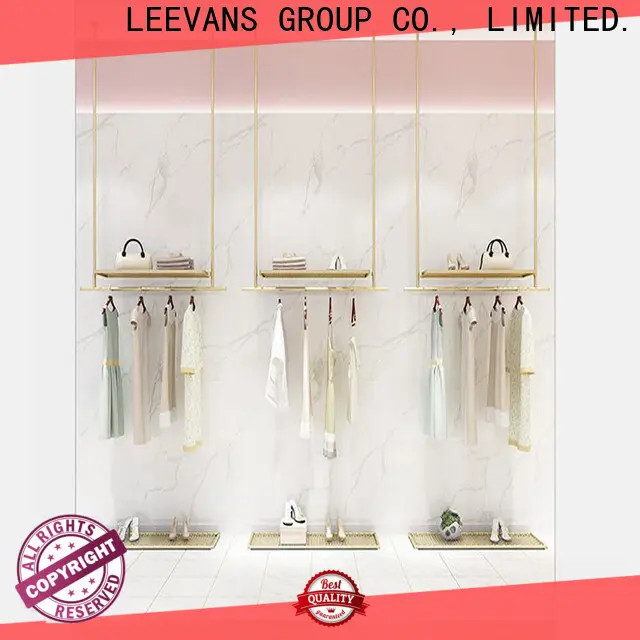 LEEVANS Latest clothes display stand for business 1