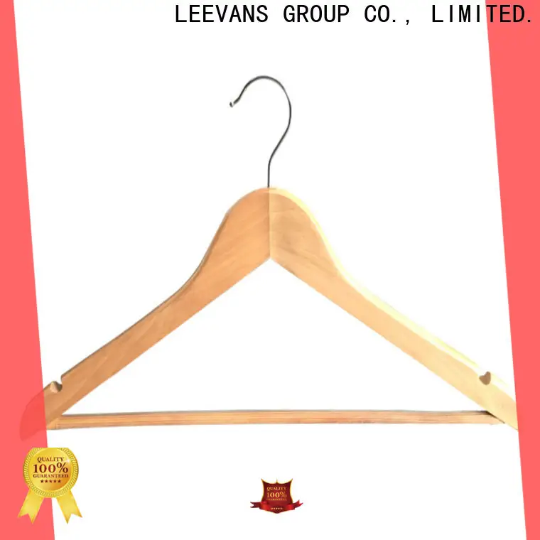 LEEVANS brands white wooden clothes hangers Suppliers for skirt 1