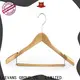 LEEVANS quality personalised wooden coat hangers for business for children 1