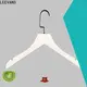 Top white wooden clip hangers clothes Supply for children 1