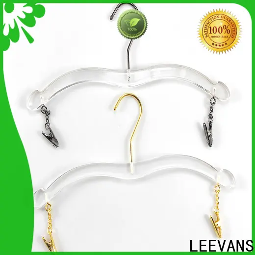 LEEVANS New clear clothes hangers Suppliers for suits 1