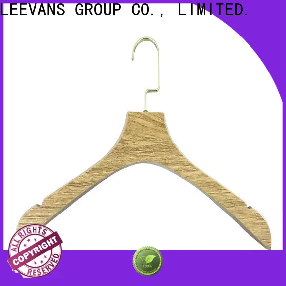 LEEVANS garment wooden pant hangers for business for kids 1
