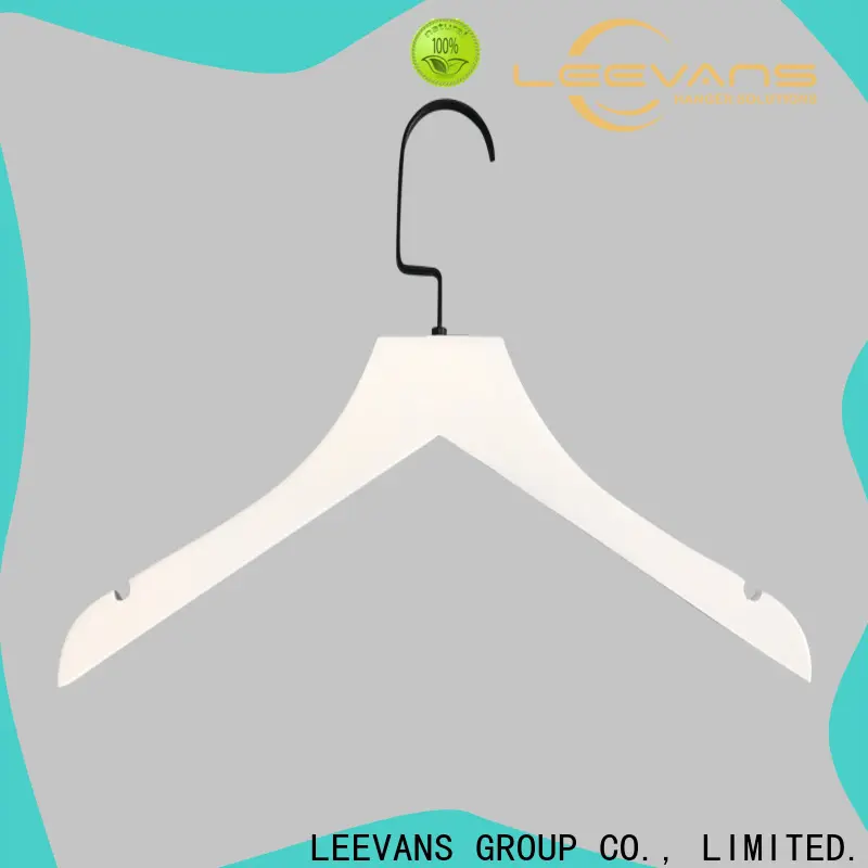 LEEVANS New wooden shirt hangers manufacturers for clothes 1