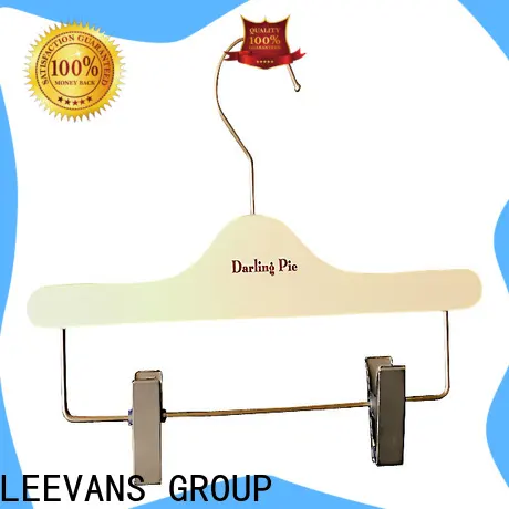 LEEVANS painting white wooden pant hangers Suppliers for children 1