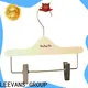 LEEVANS painting white wooden pant hangers Suppliers for children 1